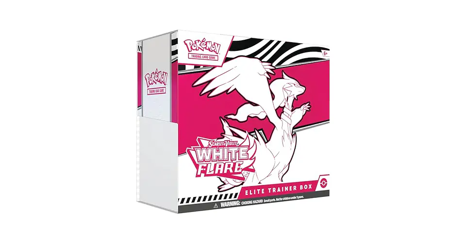 SCARLET & VIOLET 10.5 WHITE FLARE CAJA DE ENTRENADOR DE ELITE - Español - Pokemon 1