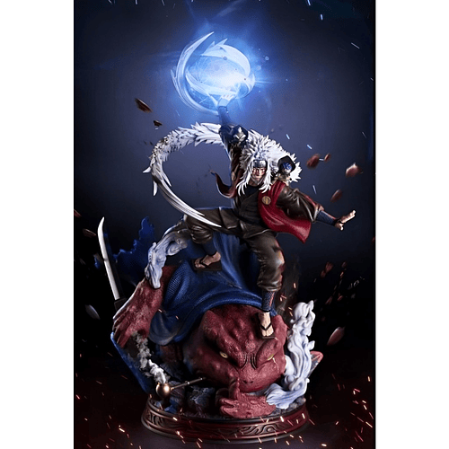 Jiraiya - rasengan - Gamabunta - Naruto