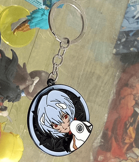 llavero Rei Ayanami - Evangelion - Spinner
