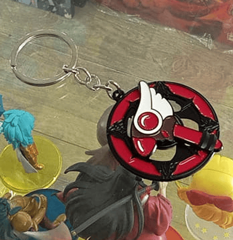 llavero Sakura giratorio - tipo spinner - Sakura