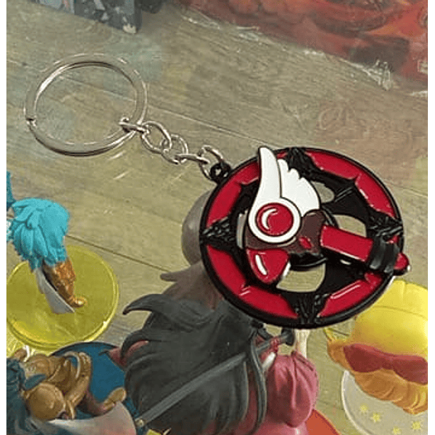 llavero Sakura giratorio - tipo spinner - Sakura