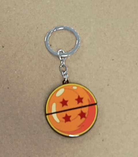 llavero esfera 4 retractil - Dragon ball 