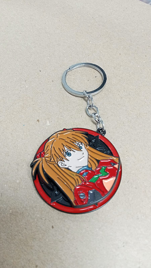 ASUKA - LLAVERO TIPO SPINNER - EVANGELION