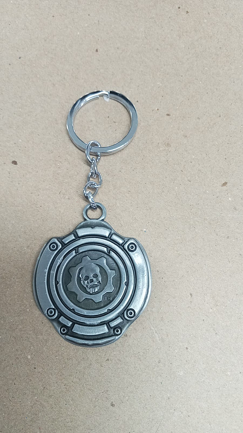 LLAVERO GEARS - MEDALLON - GEARS OF WAR 