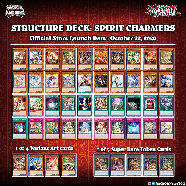 The Chronicles Deck: Spirit Charmers (All-Foil Edition) - yu gi oh 2