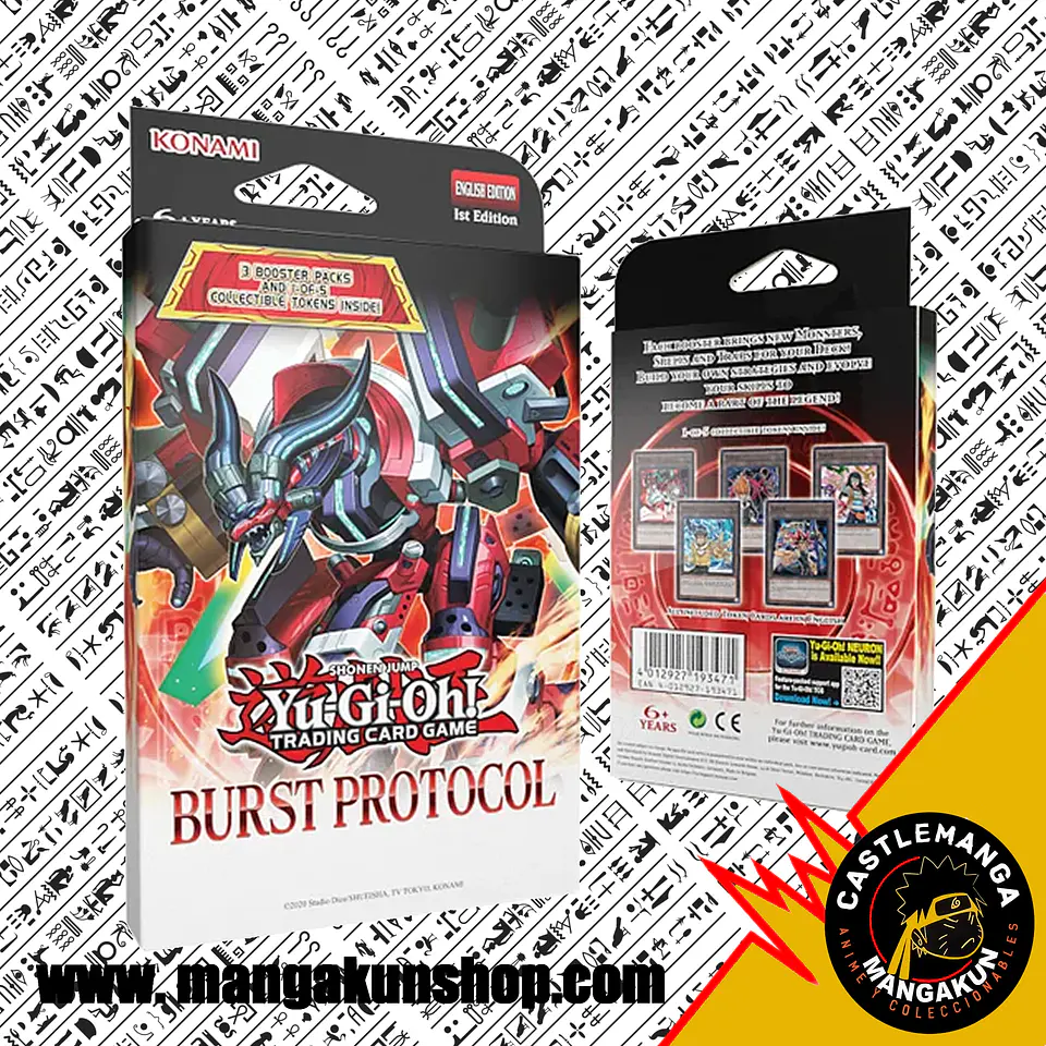 Burst Protocol Token Box - Ingles - Yu gi oh 1