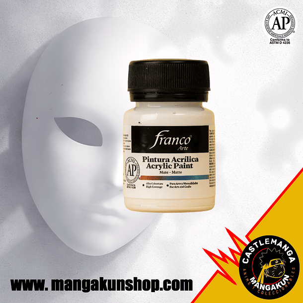 Blanco - Mascara - Franco Arte - Matte