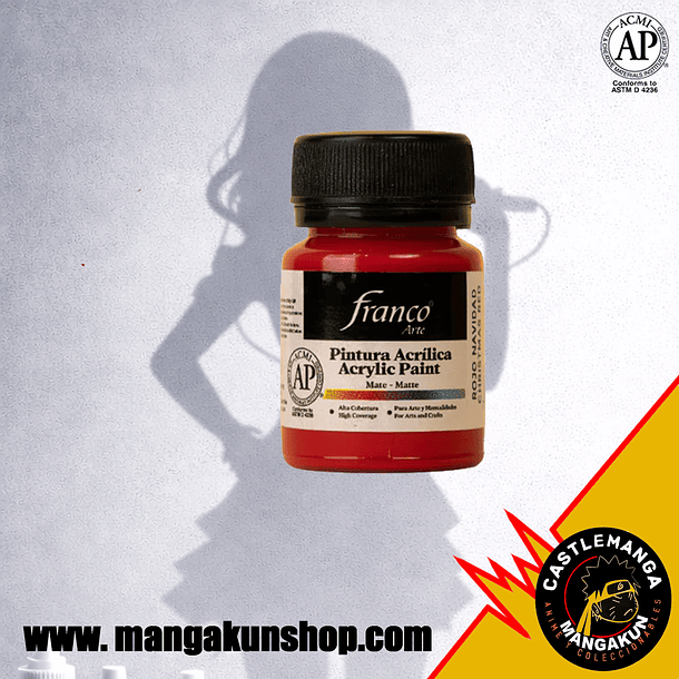 Rojo Navidad - Franco Arte - Matte