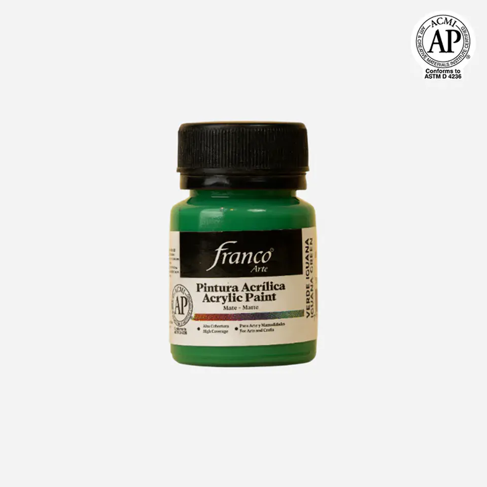 P.ACRILICA - ACRYLIC PAINT 30ML VERDE IGUANA - IGUANA GREEN 1