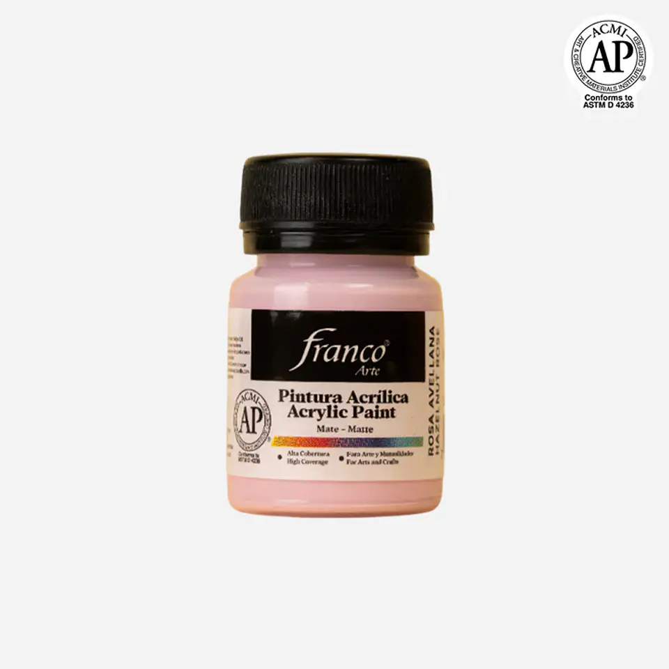 P.ACRILICA - ACRYLIC PAINT 30ML ROSA AVELLANA - HAZELNUT ROSE 1