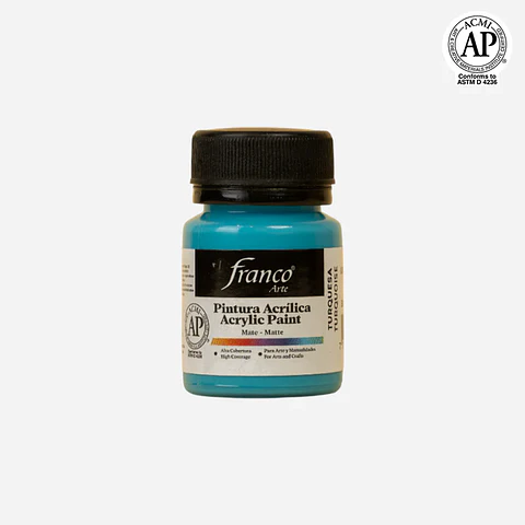 P.ACRILICA - ACRYLIC PAINT 30ML TURQUESA - TURQUOISE