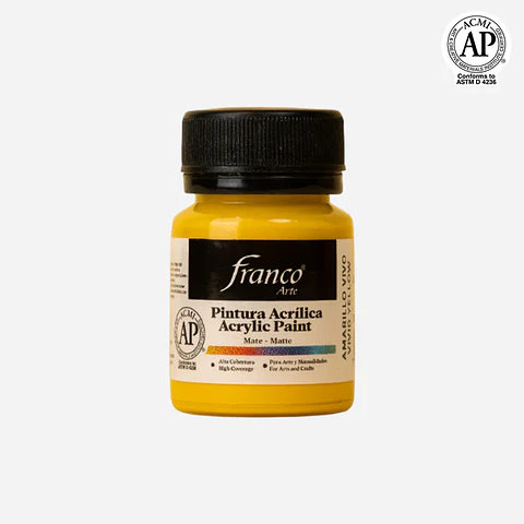 P.ACRILICA - ACRYLIC PAINT 30ML AMARILLO VIVO - VIVID YELLOW