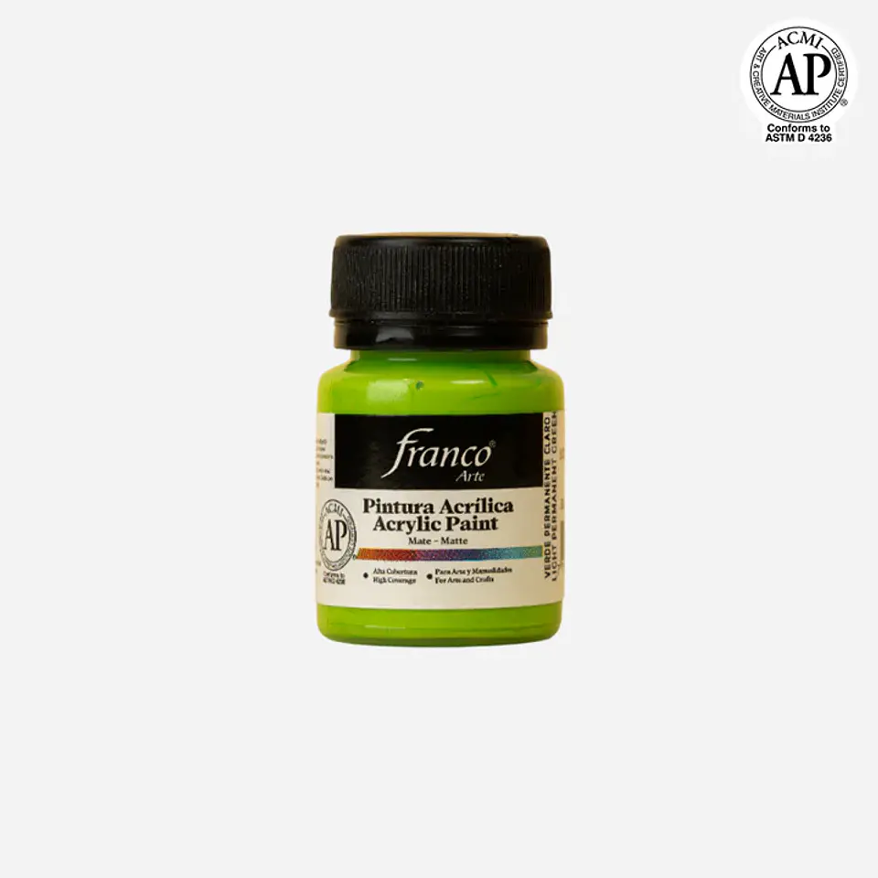 P.ACRILICA - ACRYLIC PAINT 30ML VERDE PER. CLARO - LIGHT PERMANENT GREEN 1