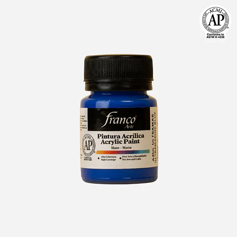 P.ACRILICA - ACRYLIC PAINT 30ML AZUL ULTRAMAR - ULTRAMARINE BLUE