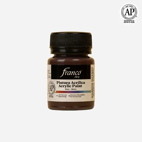 P.ACRILICA - ACRYLIC PAINT 30ML MARRON INTENSO - INTENSE BROWN