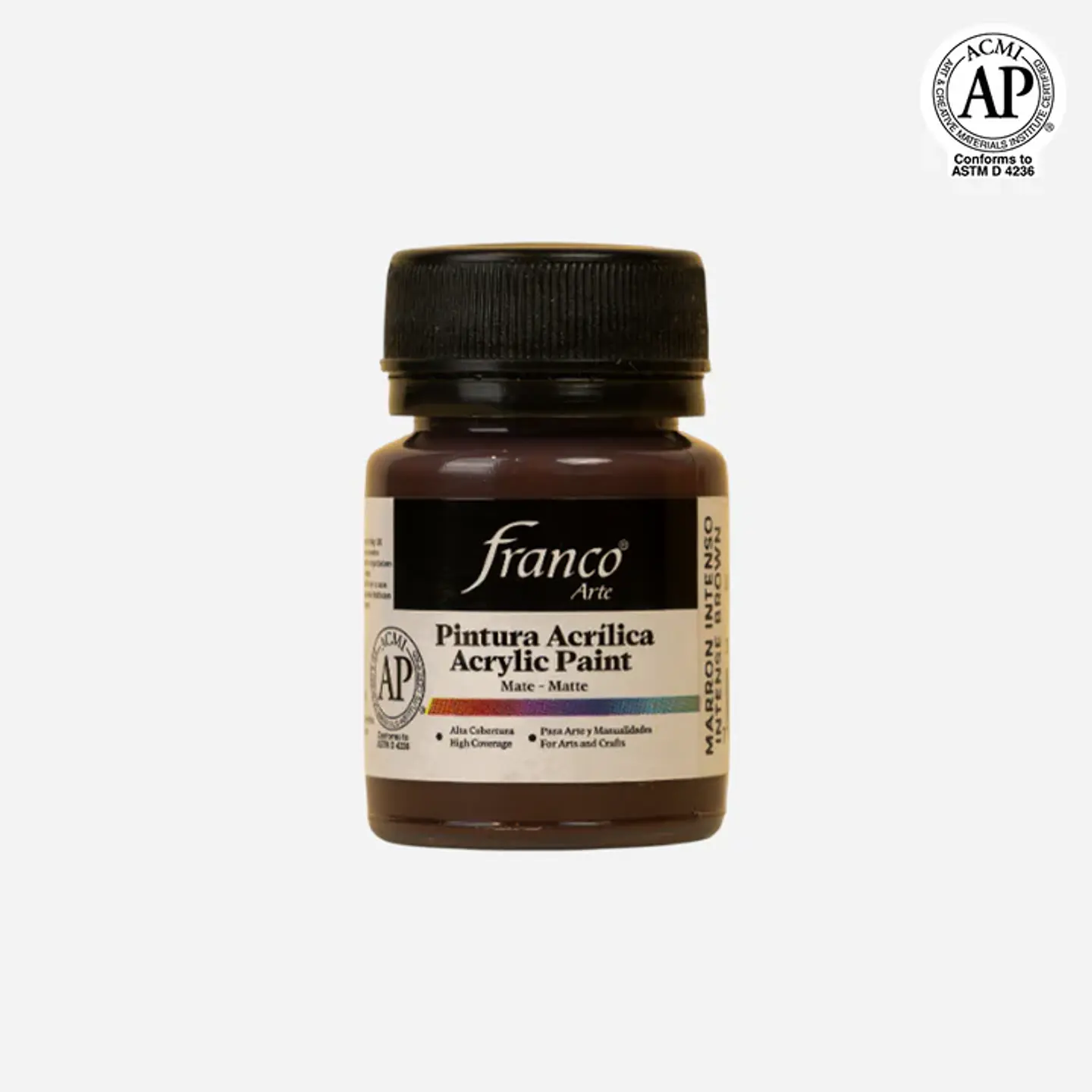 P.ACRILICA - ACRYLIC PAINT 30ML MARRON INTENSO - INTENSE BROWN 1