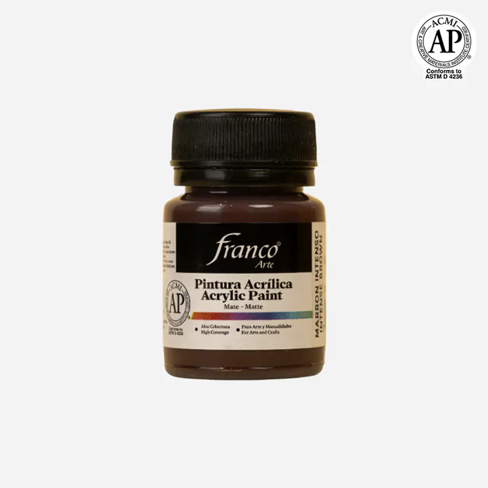 P.ACRILICA - ACRYLIC PAINT 30ML MARRON INTENSO - INTENSE BROWN 1
