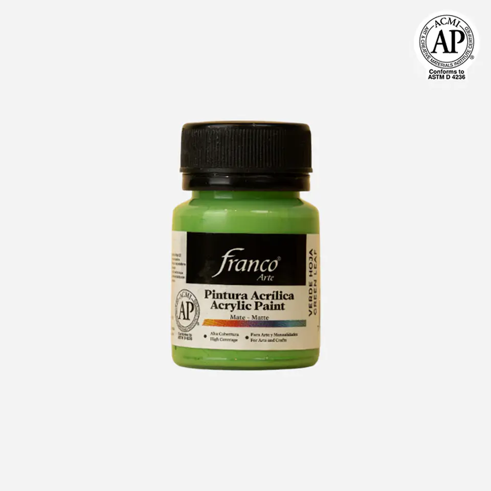 P.ACRILICA - ACRYLIC PAINT 30ML VERDE HOJA - GREEN LEAF 1