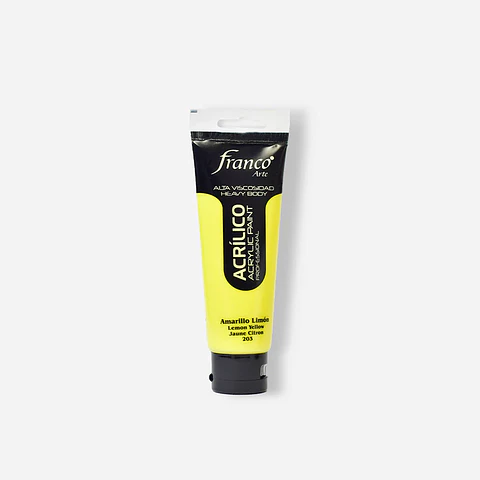 PROF.ACRYLIC PAINT 100ML TONO AMARILLO LIMON - LEMON YELLOW HUE