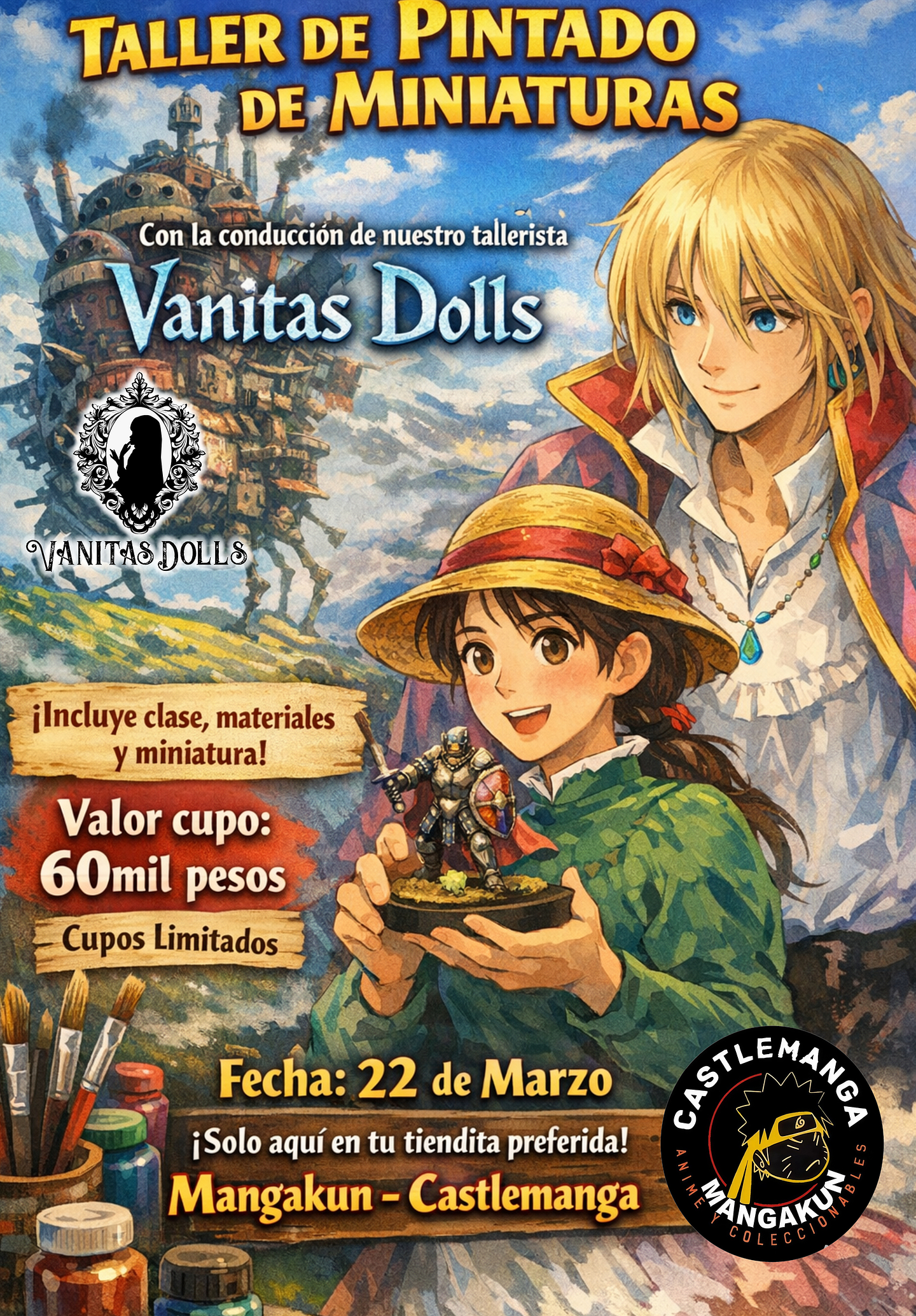 Taller de pintado de Miniaturas - El castillo Ambulante 1