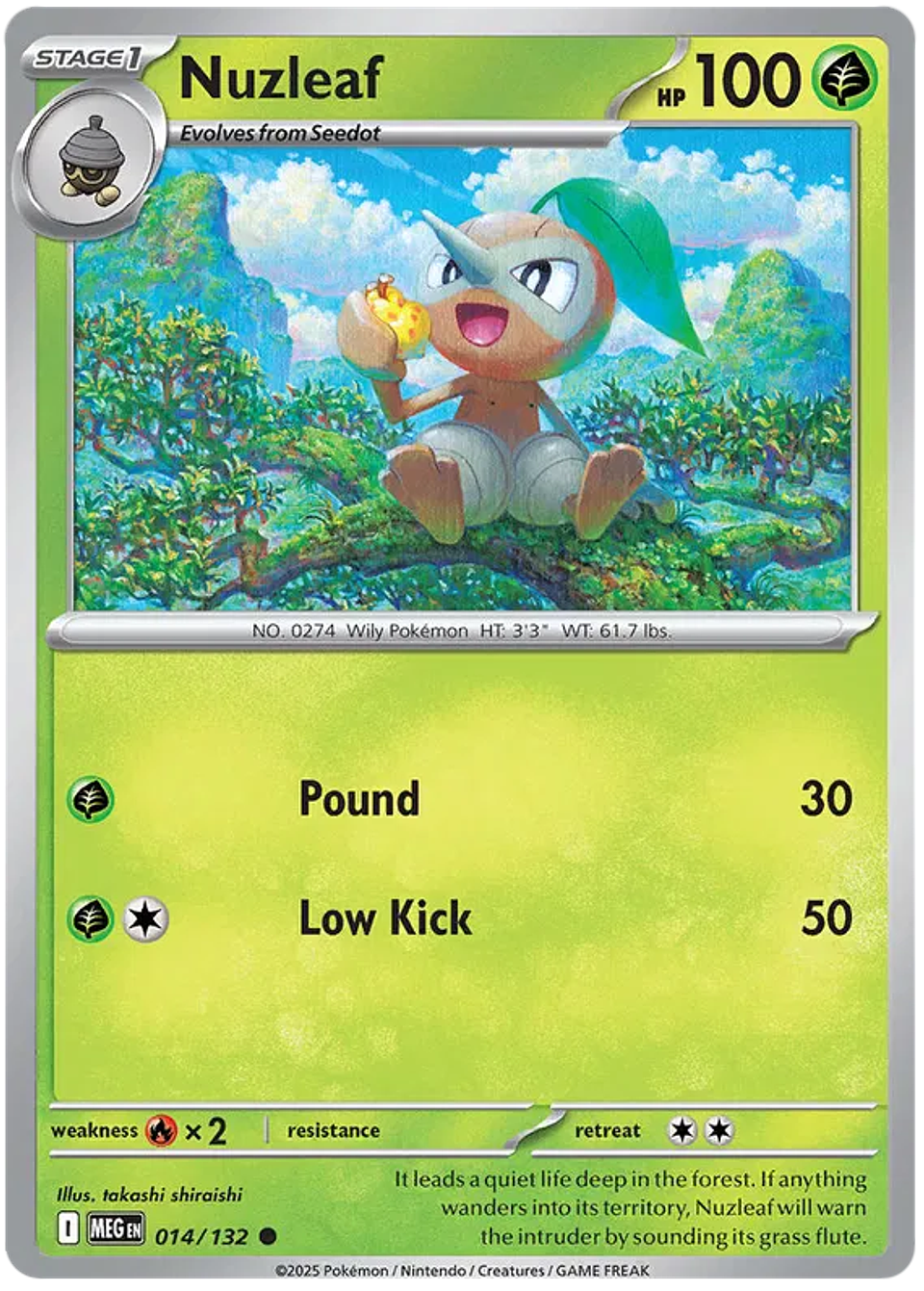 Nuzleaf - Megaevolution 1