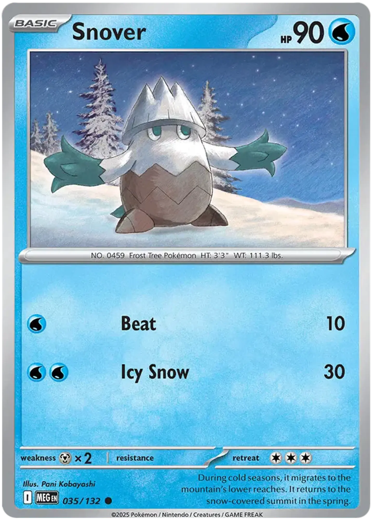 Snover - Megaevolucion - Megaevolution  1