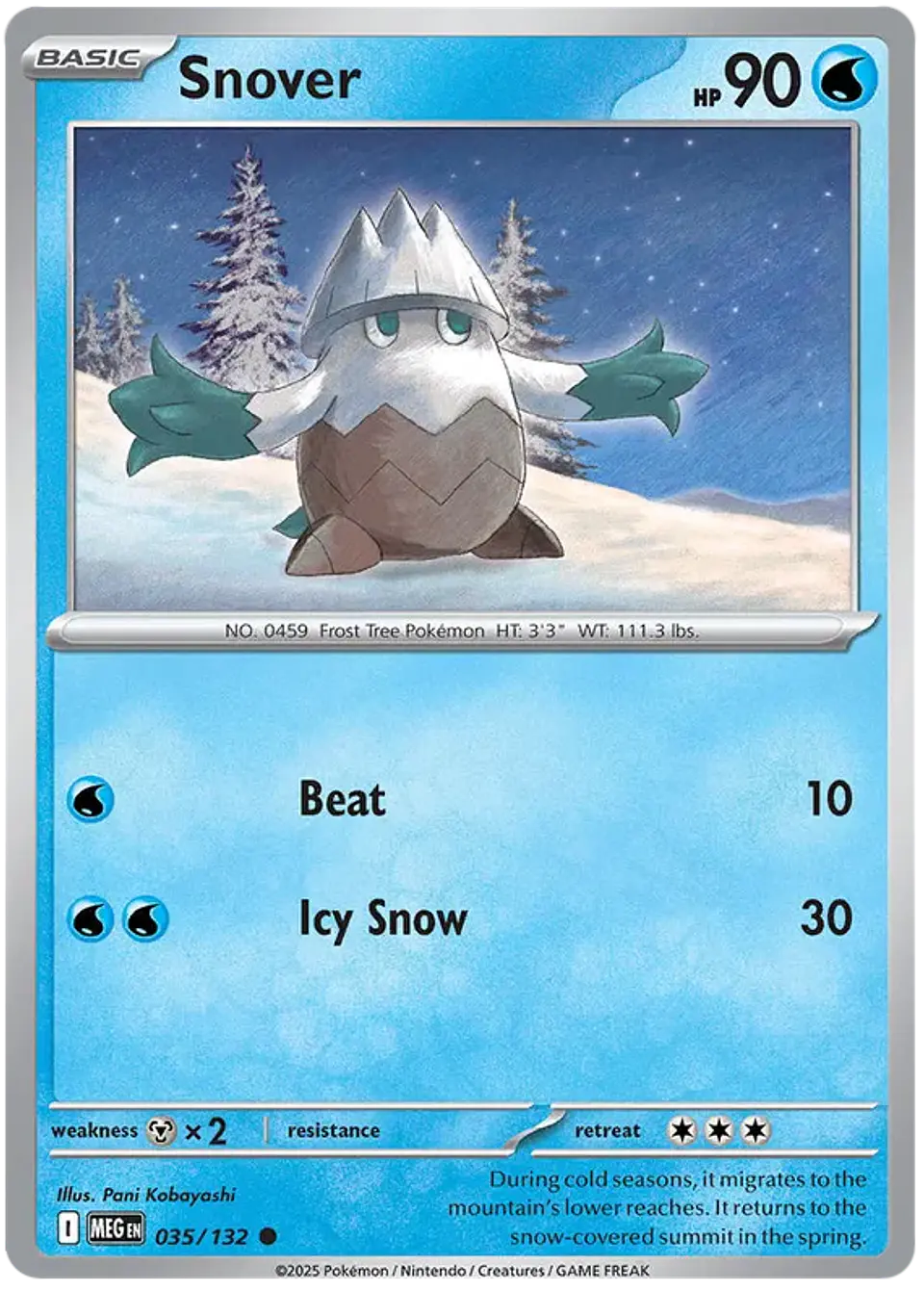 Snover - Megaevolucion - Megaevolution  1