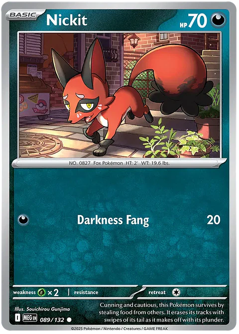 Nickit - Megaevolucion - Megaevolution 