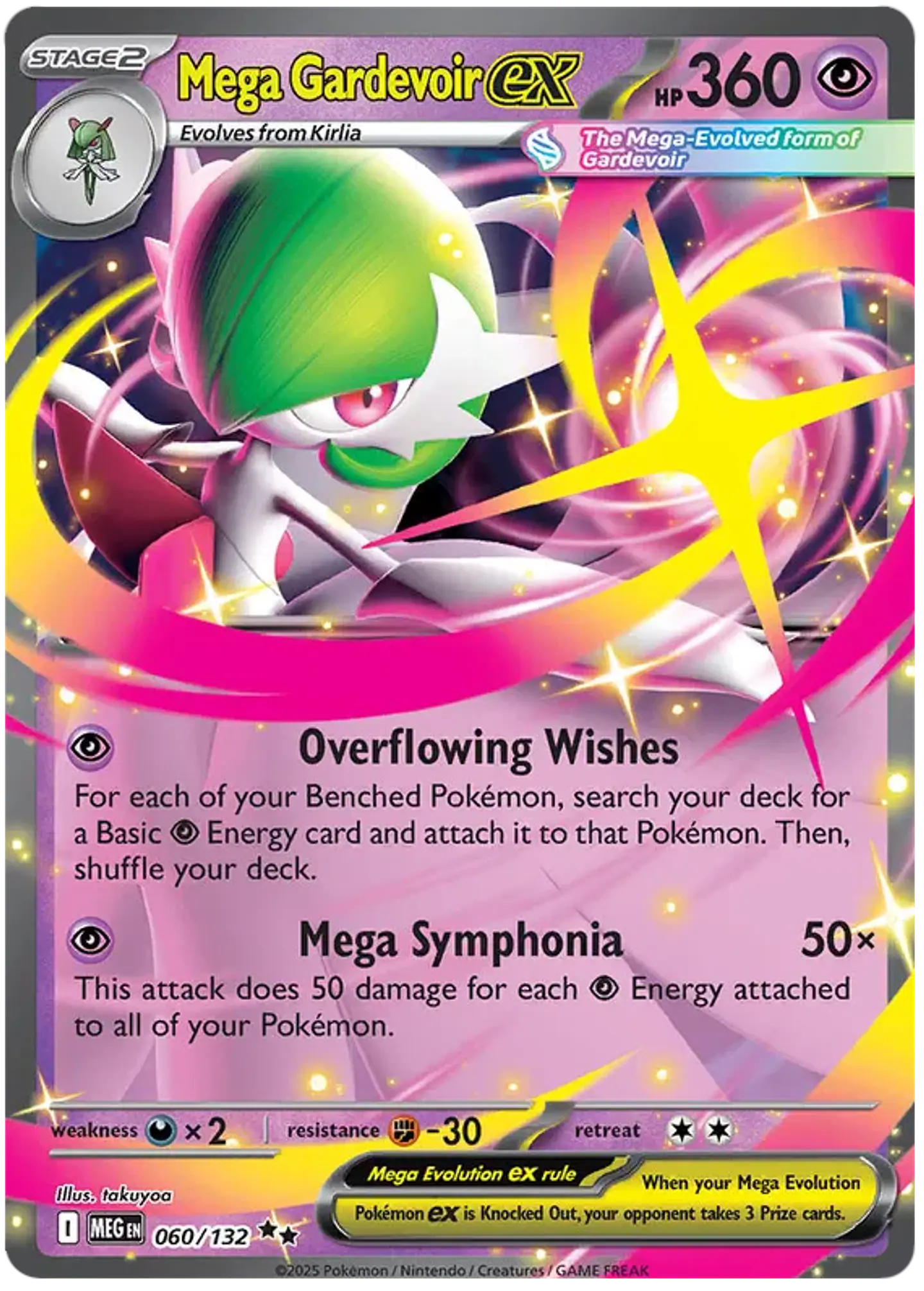Mega Gardevoir ex - Megaevolucion - Megaevolucion 1
