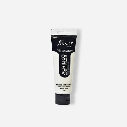 PROF.ACRYLIC PAINT 100ML BLANCO IRIDISCENTE - IRIDISCENT WHITE