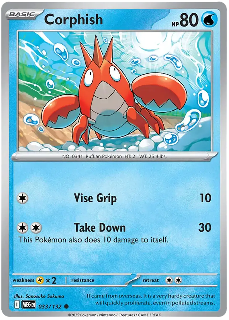 Corphish - Megaevolucion - Megaevolution  1