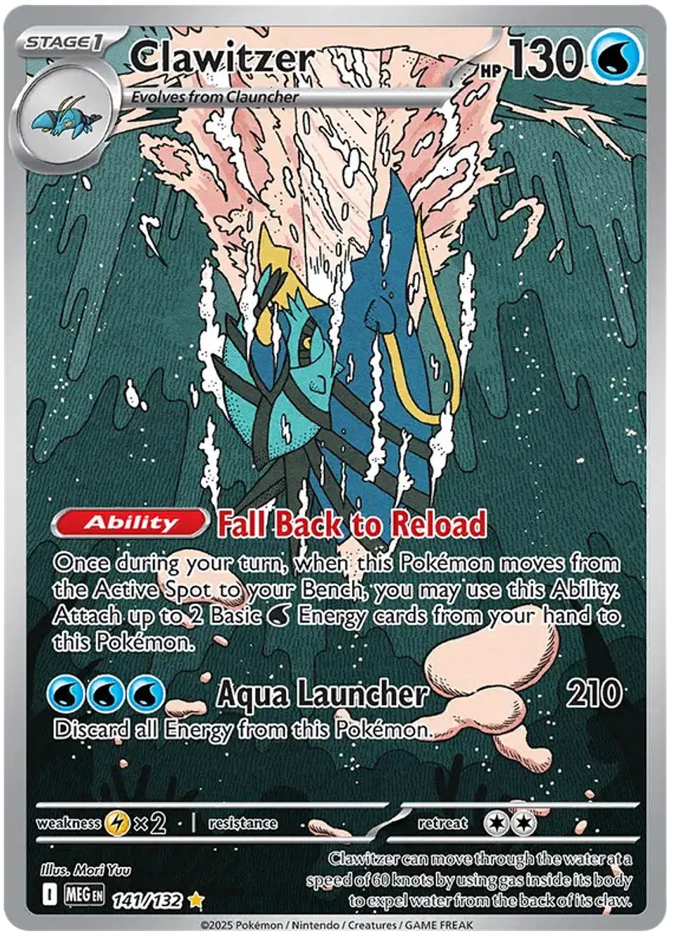 Clawitzer - Megaevolucion - Megaevolution  1