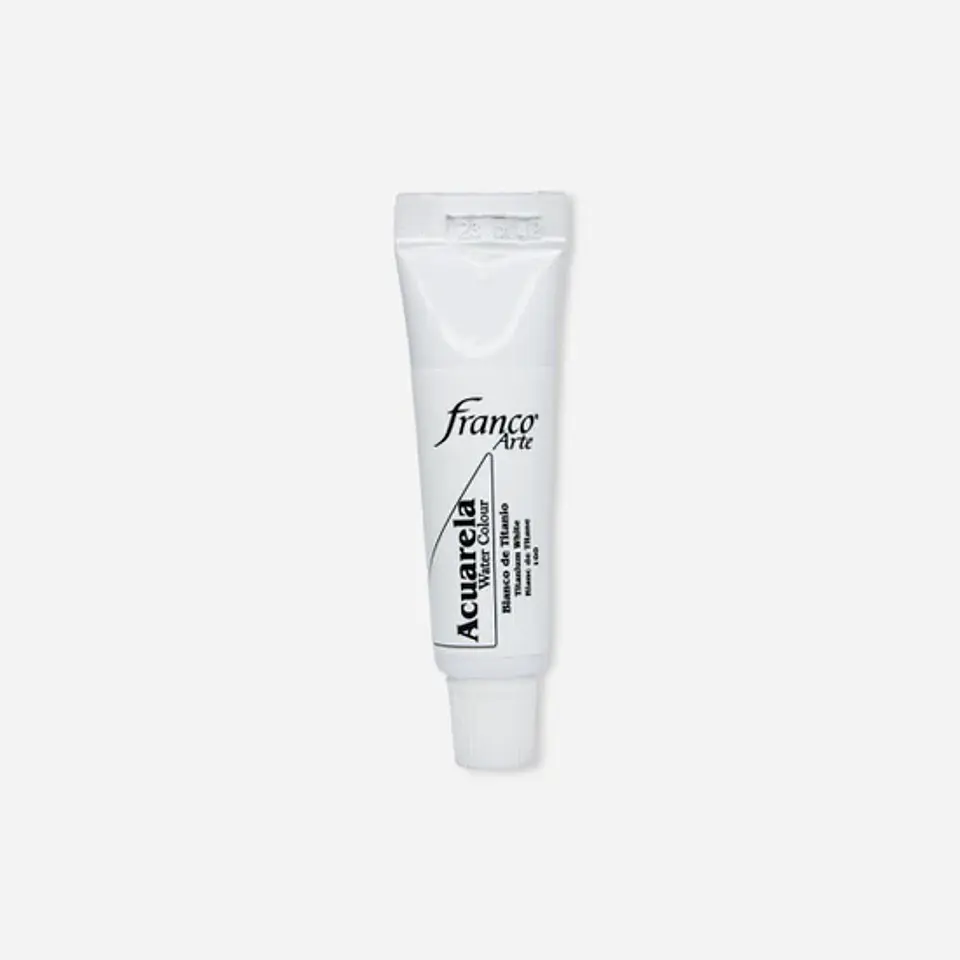 ACUARELA FRANCO ARTE 15ML BLANCO DE TITANIO 1