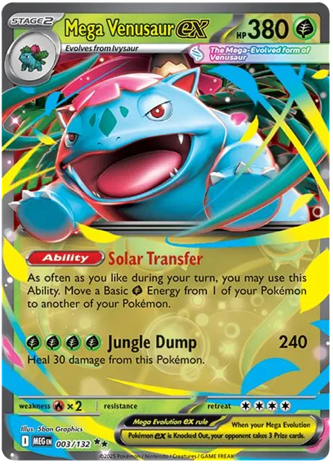 Mega Venusaur ex - Megaevolution - Megaevolucion