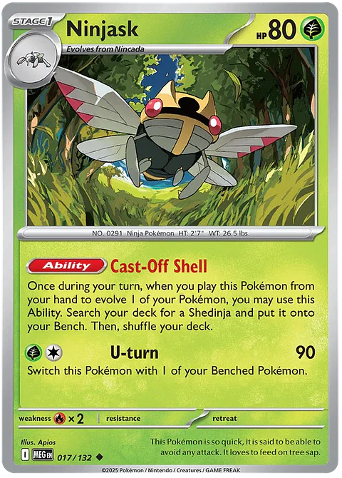 Ninjask - Megaevoluton - Megaevolucion