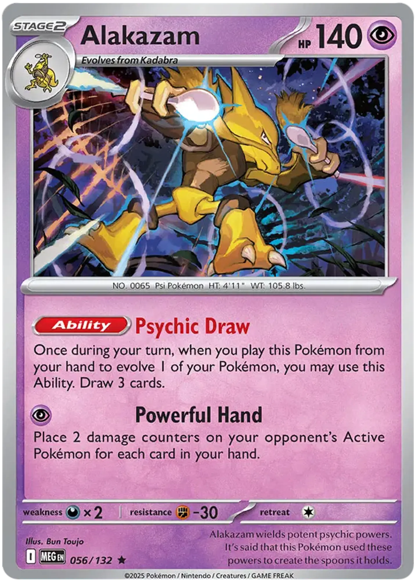 Alakazam - Megaevolucion-Megaevolution 1