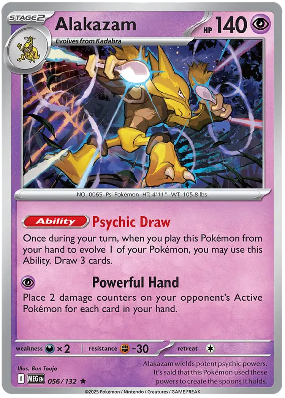 Alakazam - Megaevolucion-Megaevolution 1