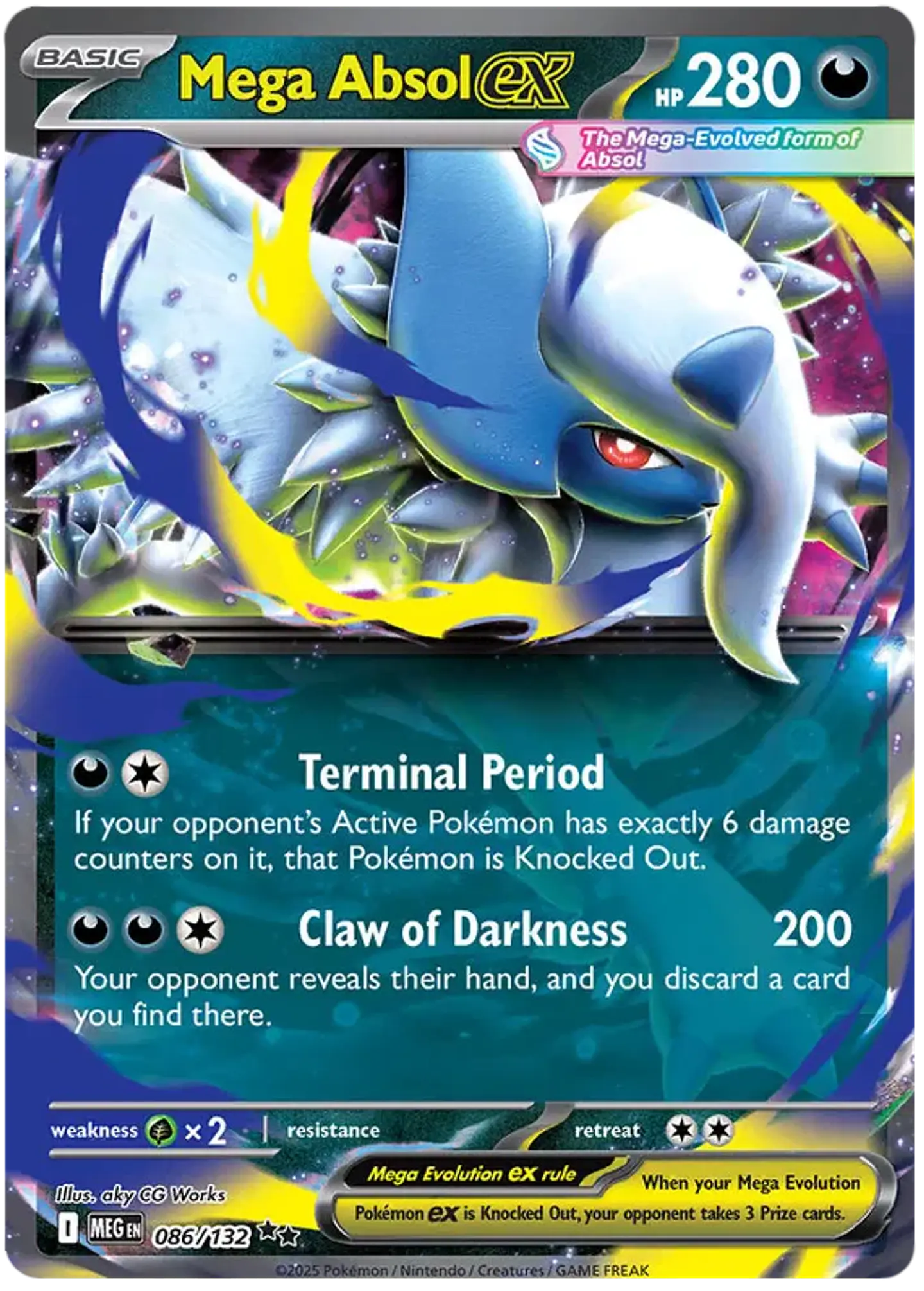 Mega Absol ex - megarvolution - megaevolucion 1