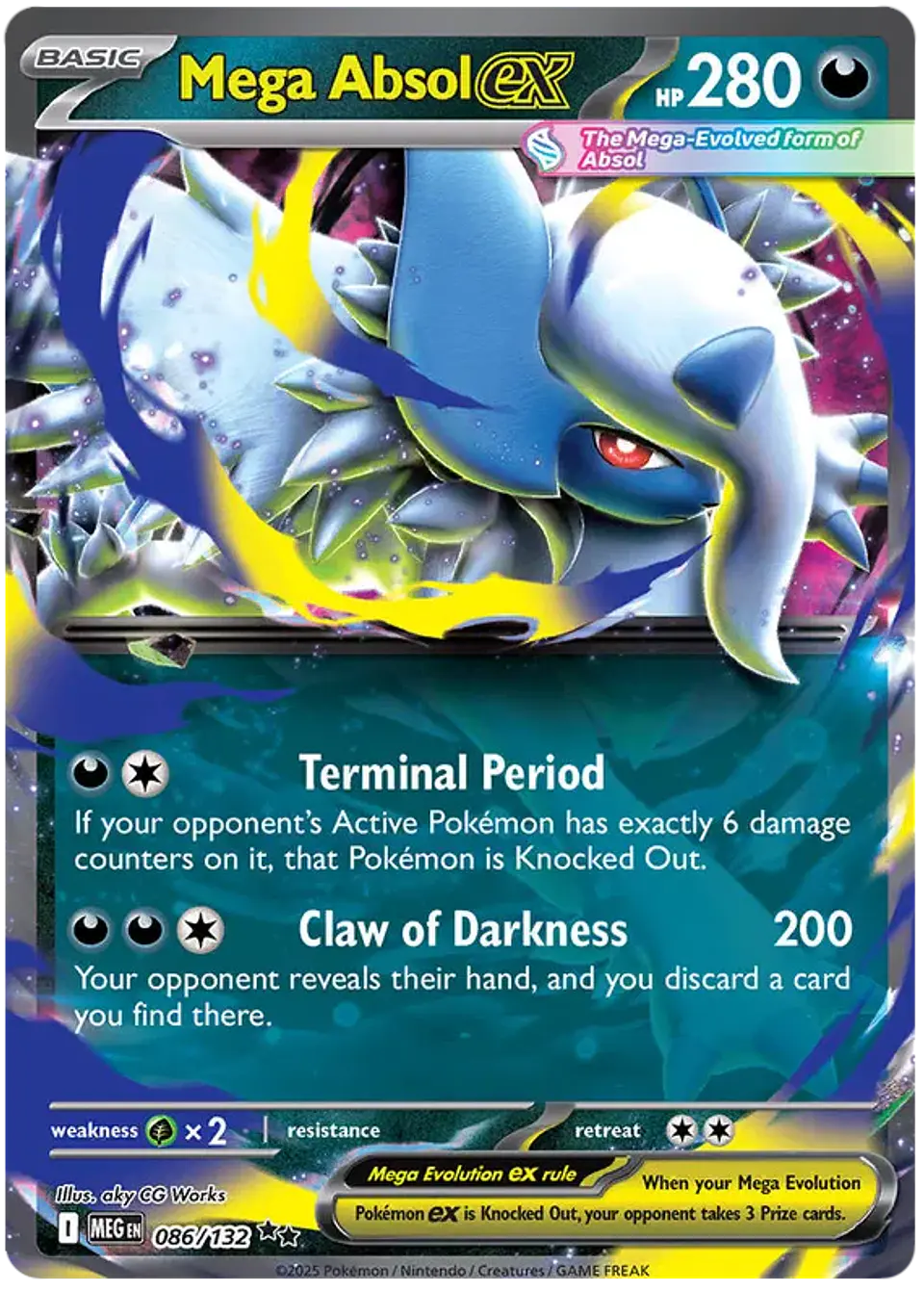 Mega Absol ex - megarvolution - megaevolucion 1