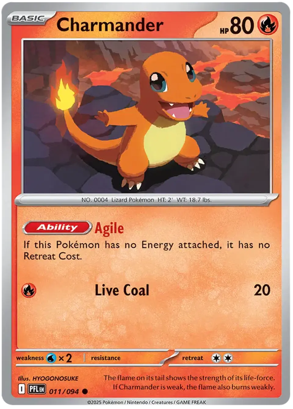 Charmander - Phantasmal flames - Llamas fantasmales 1