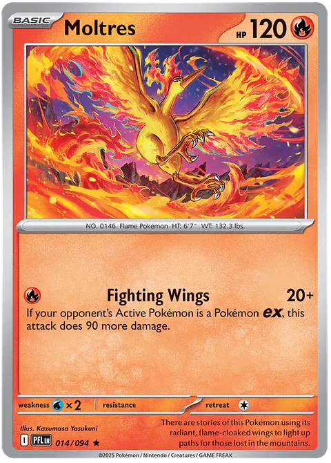 Moltres - Phantasmal flames - Llamas fantasmales