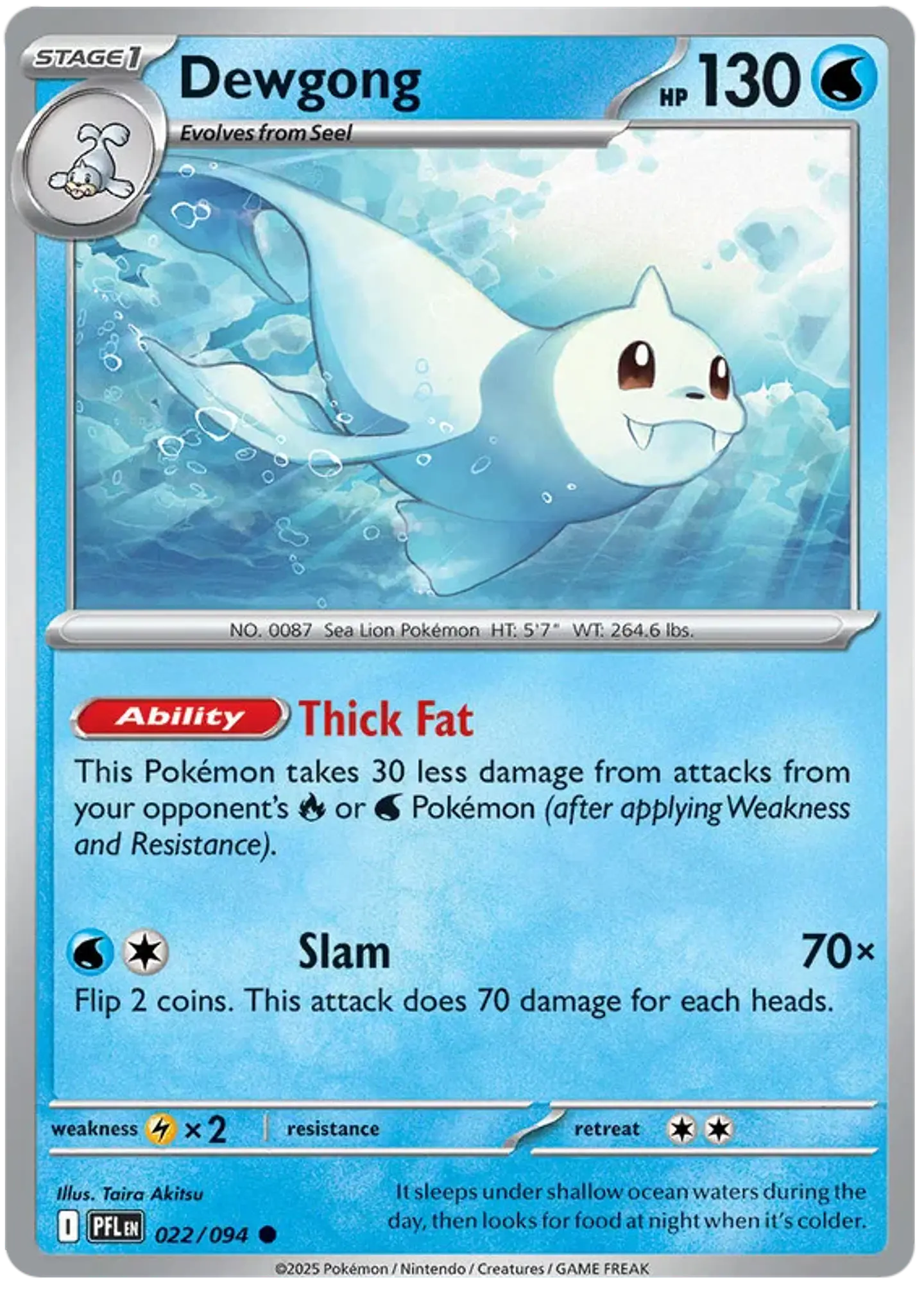 Dewgong - Phantasmal flames - Llamas fantasmales 1