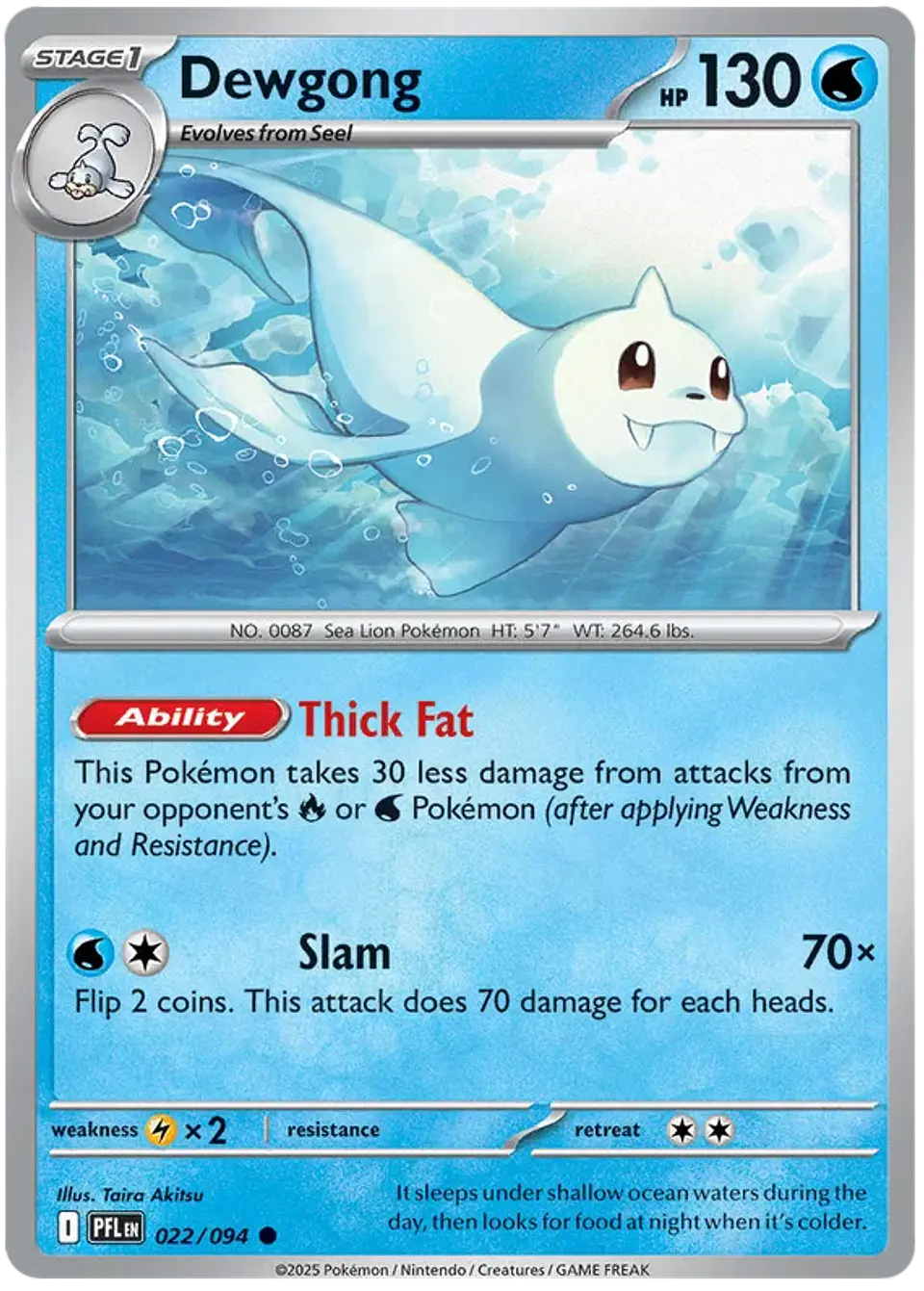 Dewgong - Phantasmal flames - Llamas fantasmales 1
