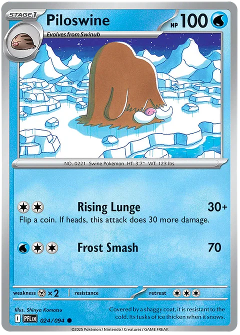 Piloswine - Phantasmal flames - Llamas fantasmales
