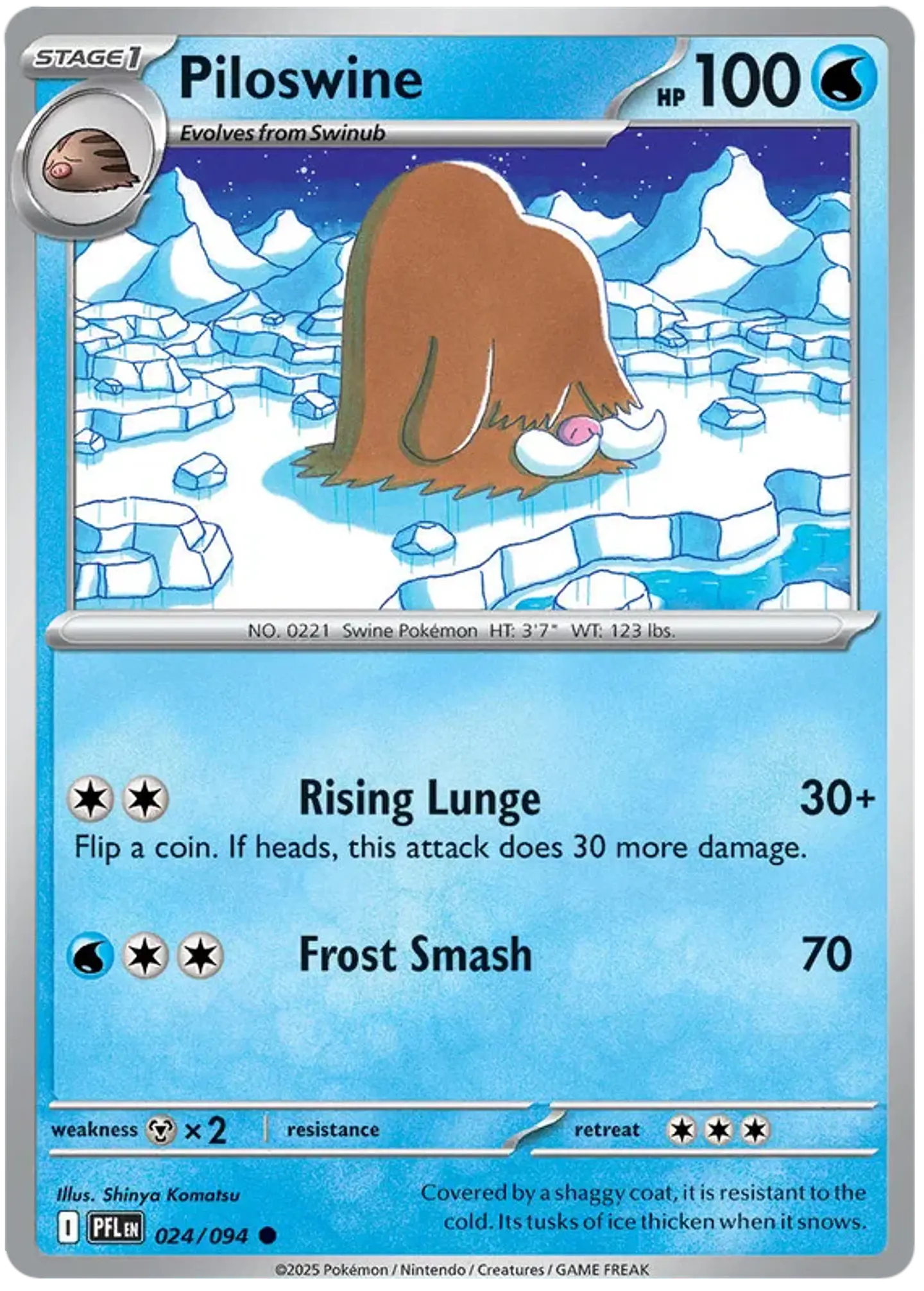 Piloswine - Phantasmal flames - Llamas fantasmales 1