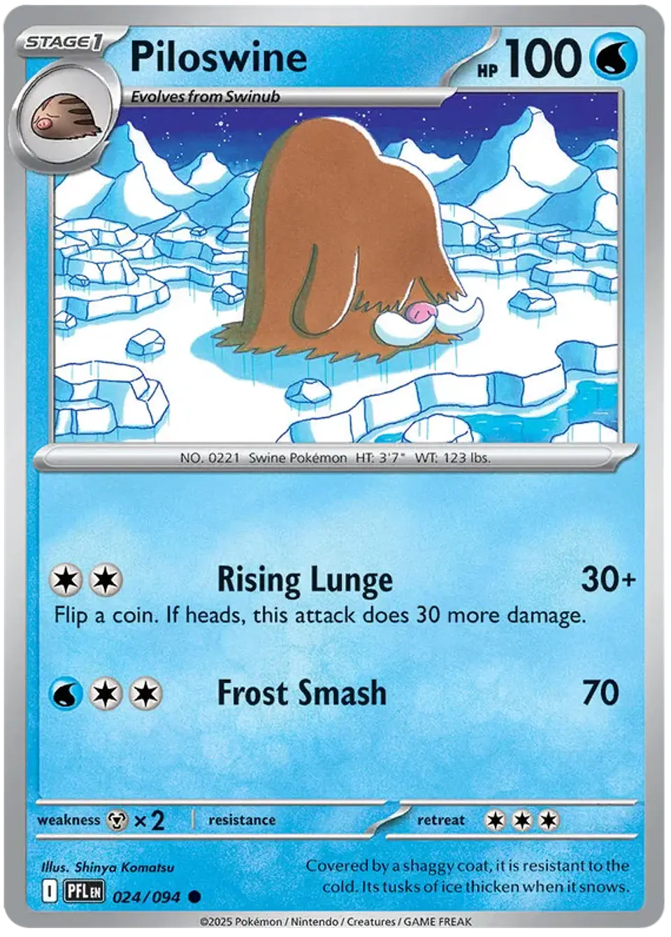 Piloswine - Phantasmal flames - Llamas fantasmales 1