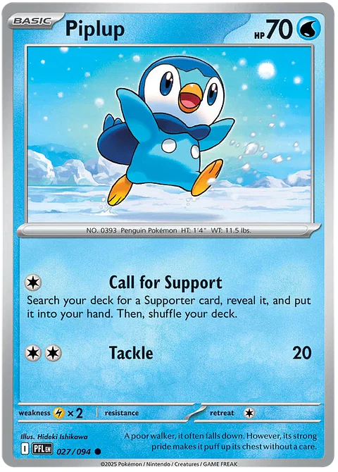Piplup - Phantasmal flames - Llamas fantasmales