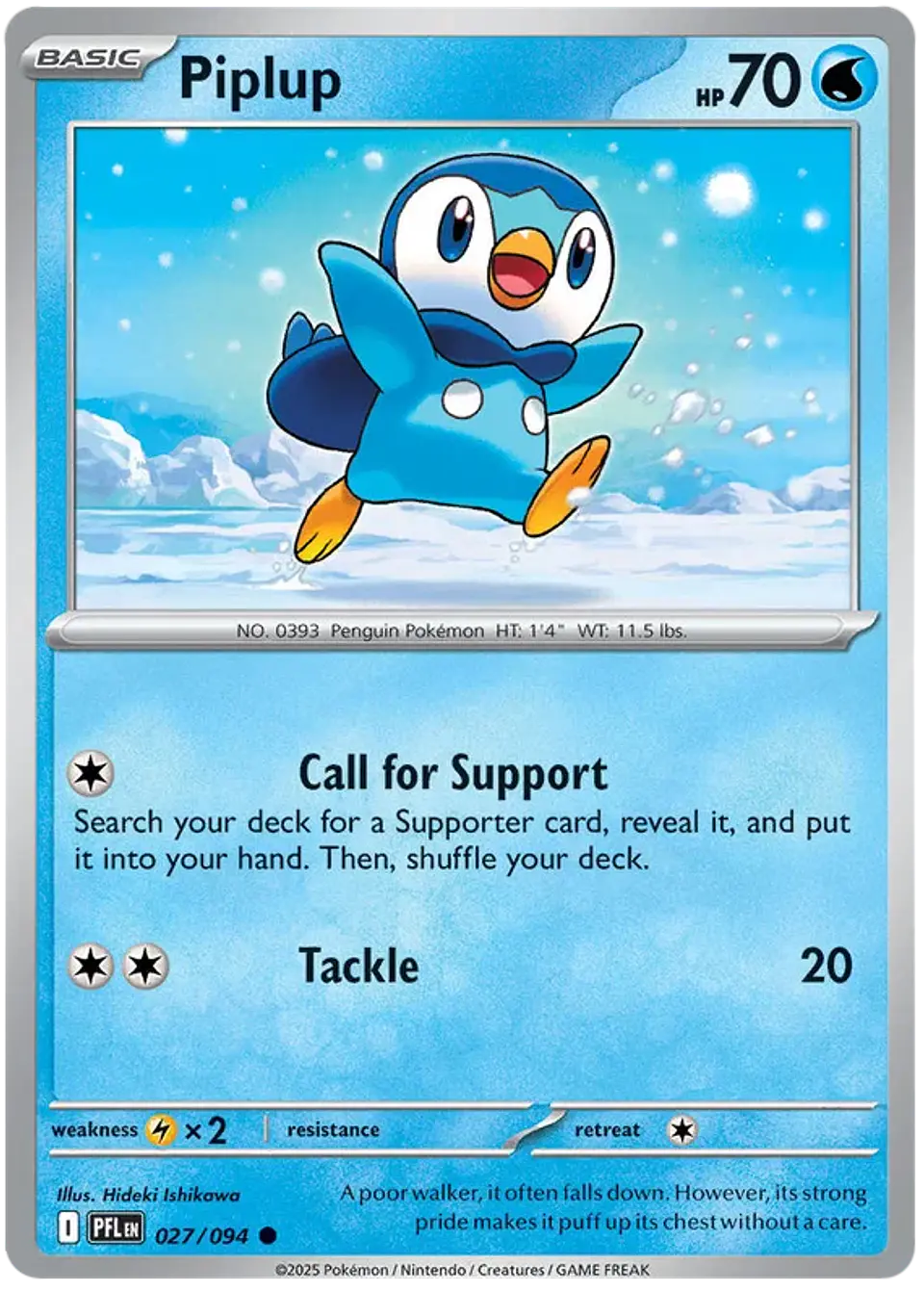 Piplup - Phantasmal flames - Llamas fantasmales 1