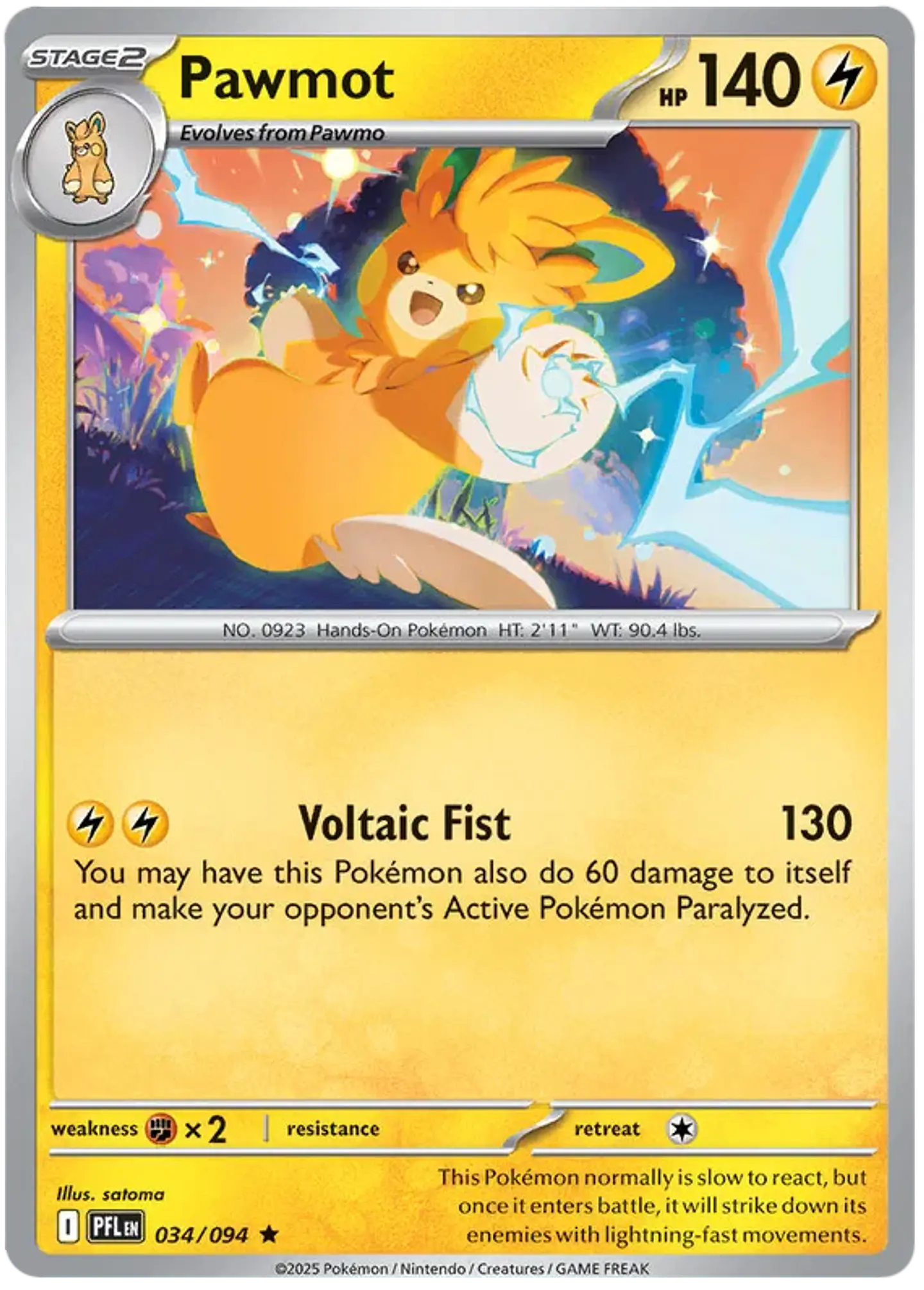 Pawmot - Phantasmal flames - Llamas fantasmales 1