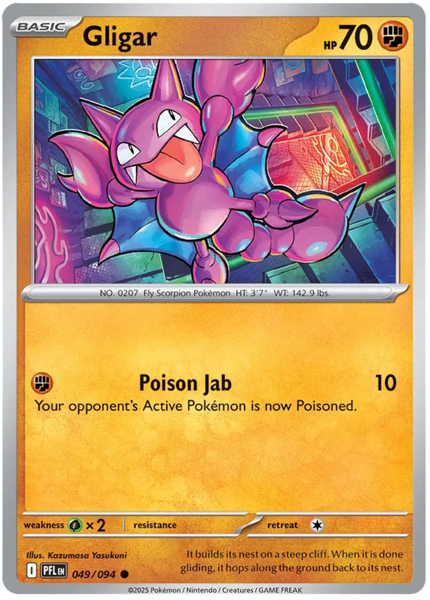Gligar - Phantasmal flames - Llamas fantasmales 1